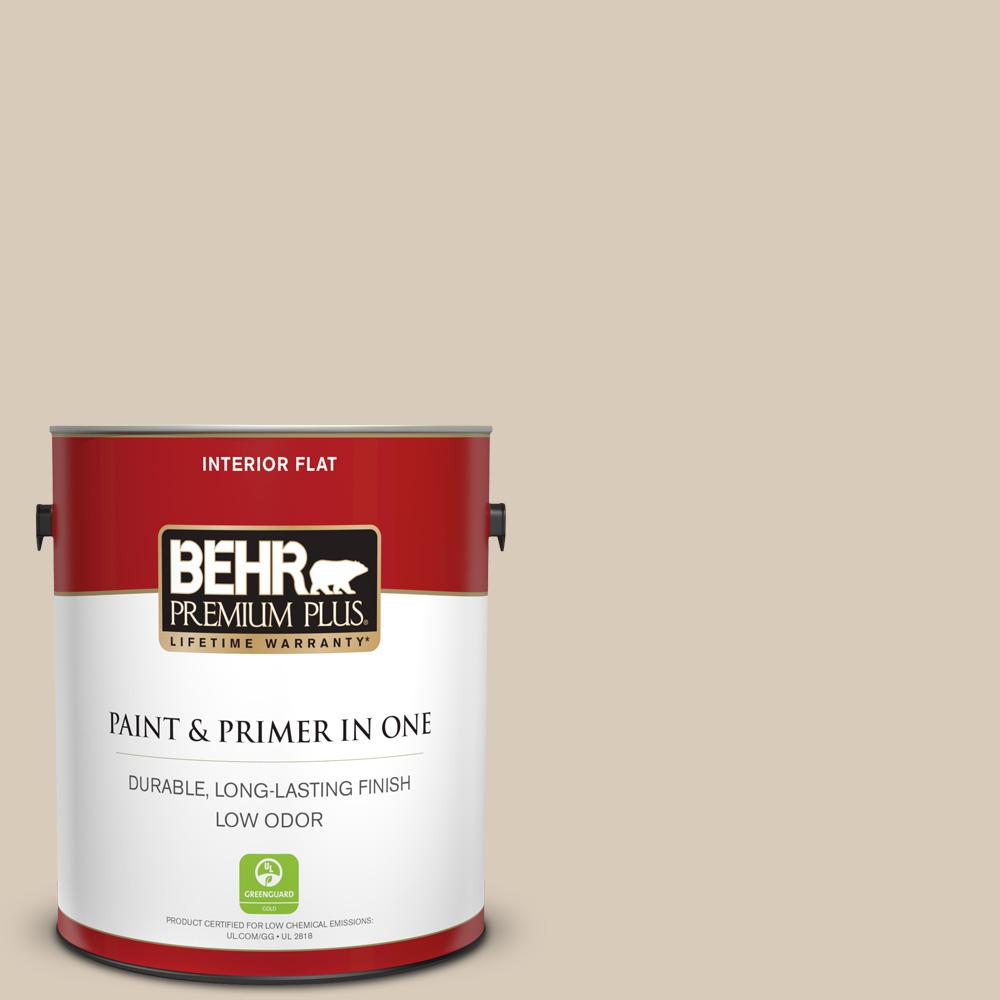 BEHR PREMIUM PLUS 1 gal. MQ227 Studio Clay Flat Low Odor Interior