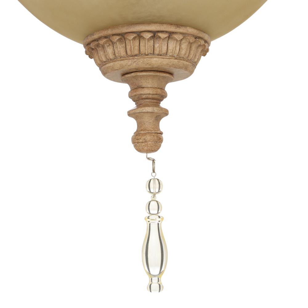 Millennium Lighting 7323-AW//BZ Denise Pendant Light In Antique White//Bronze