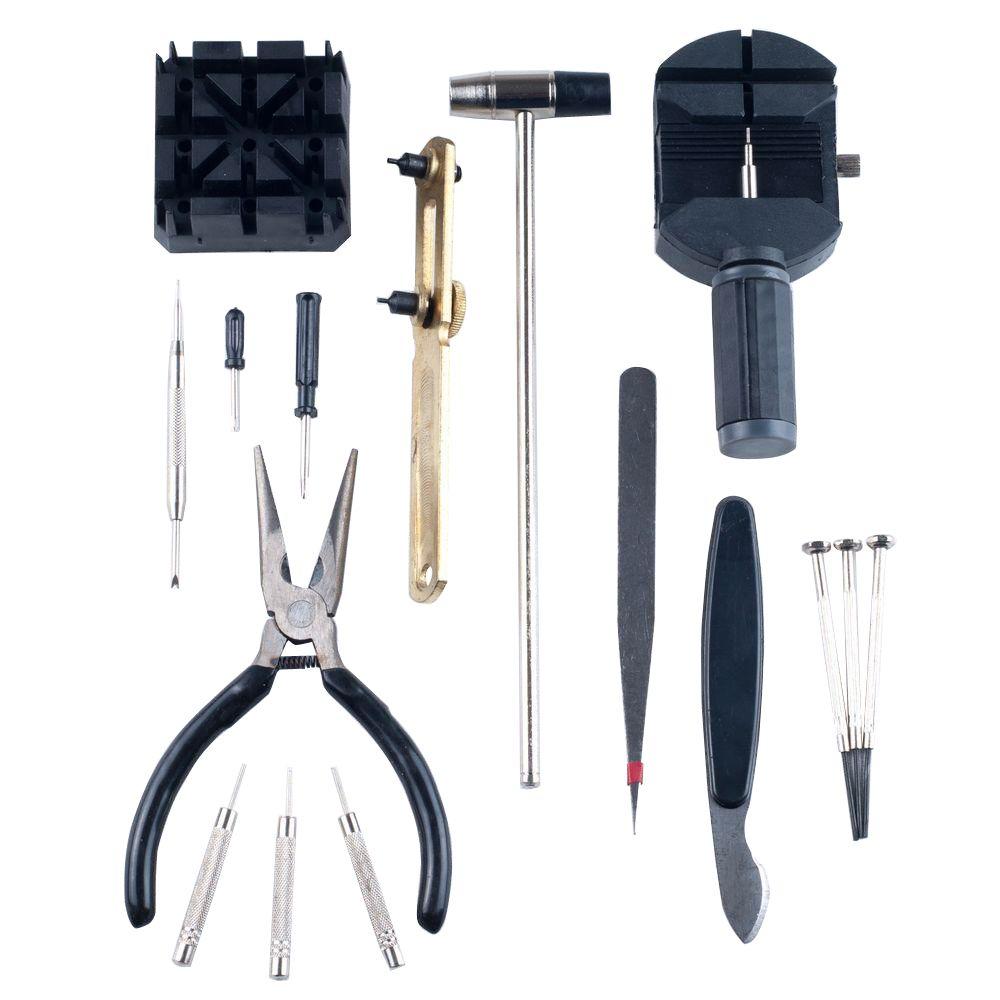 Stalwart Professional Watch Jewelry Repair Tool Kit (16-Piece)-75 ...