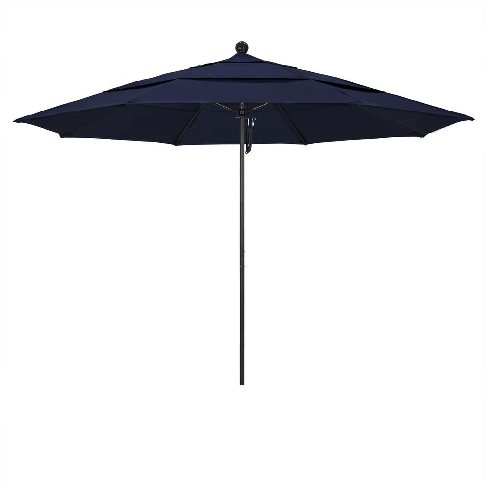 Pulley And Pin Lift System Aluminum Market Umbrellas Patio Umbrellas The Home Depot