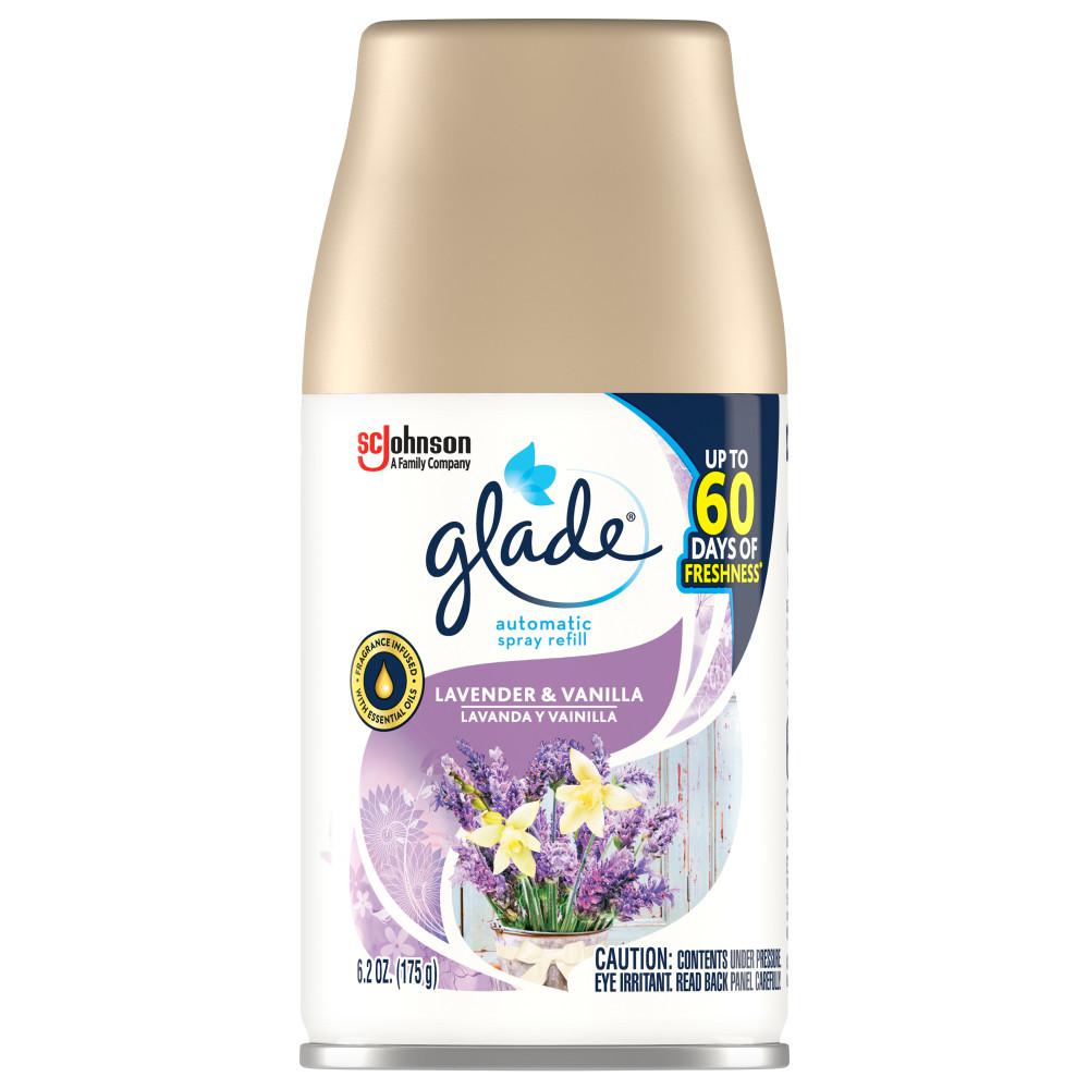 Glade 6.2 oz. Lavender and Vanilla Automatic Air Freshener Refill eX