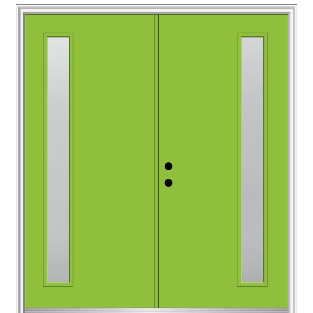 Mmi Door 64 In X 80 In Viola Right Hand Inswing 1 Lite Frosted