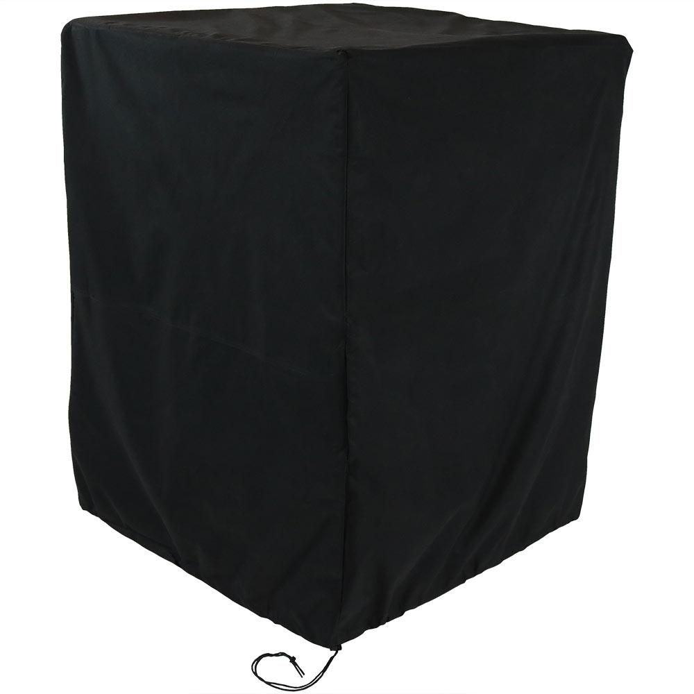 Sunnydaze Decor 32 In Sq X 42 H Heavy Duty Black Fire Pit 32 In Sq X 42 H Heavy Duty Black Fire Pit Cover