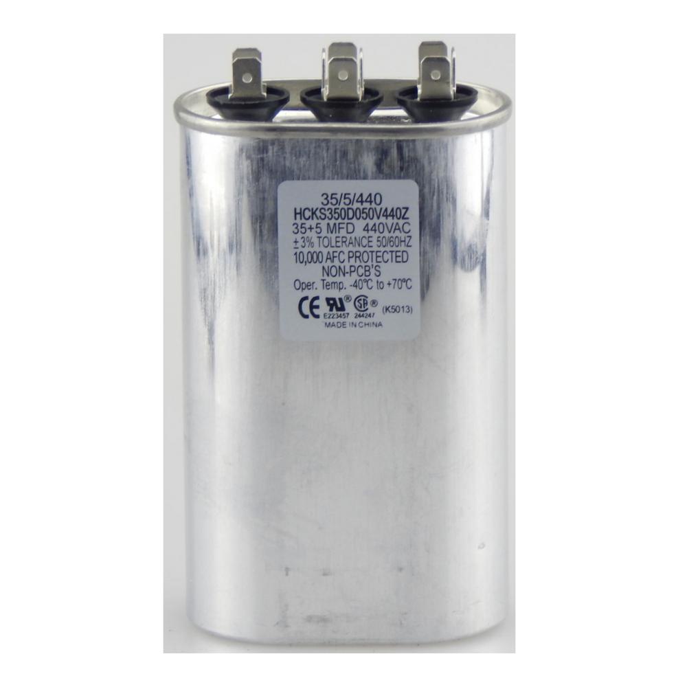 TradePro 440Volt 70/10 MFD Dual Rated Motor Run Round Capacitor