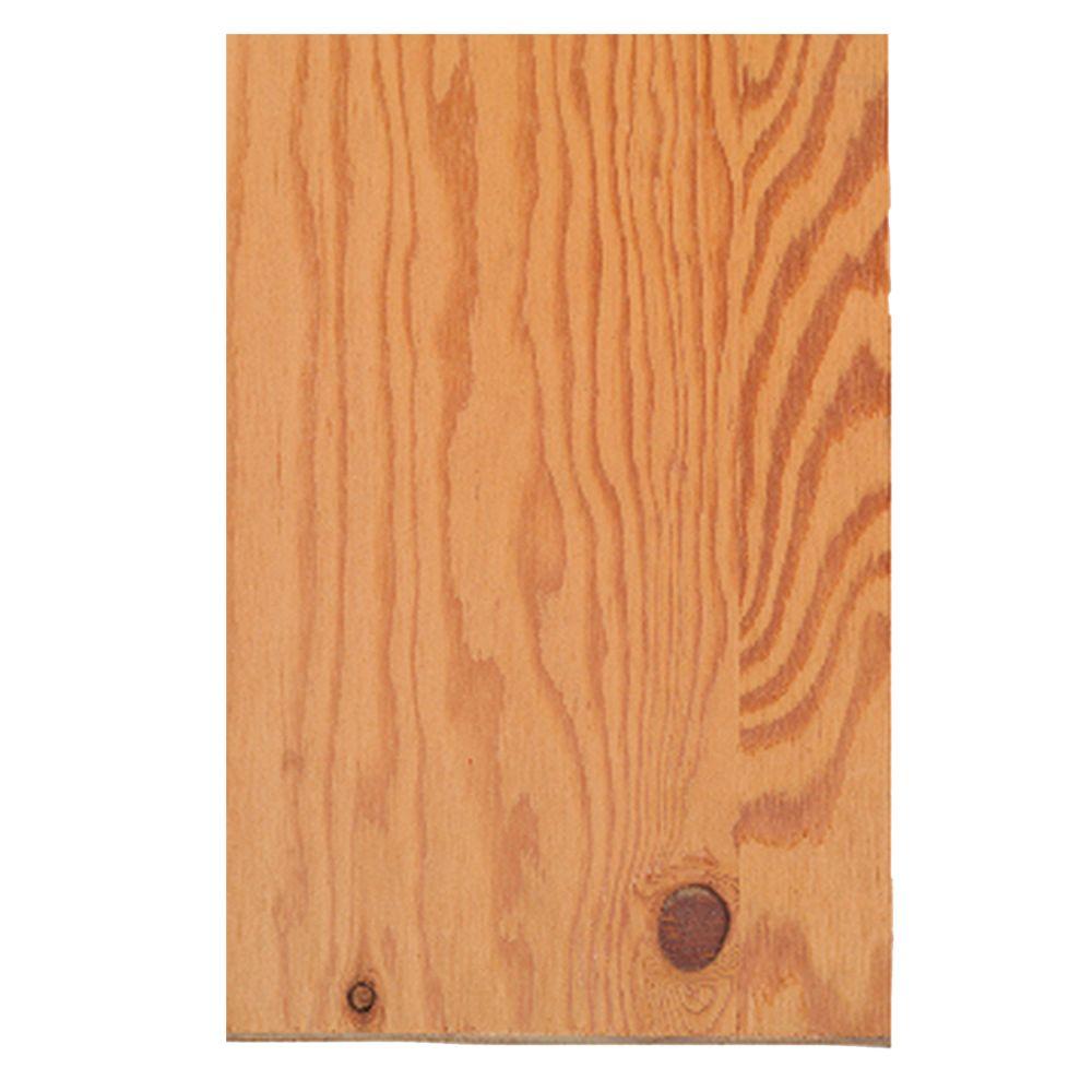 Sheathing Plywood Structural 1 Common 15 32 In 4 Ft X 10 Ft Actual 0 438 In X 48 In X 120 In 948066 The Home Depot
