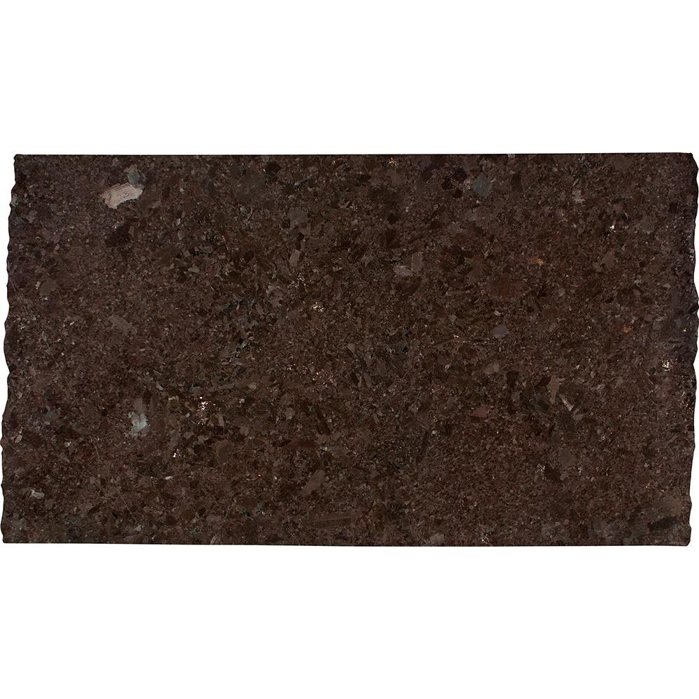 Stonemark 3 In X 3 In Granite Countertop Sample In Brown Antique