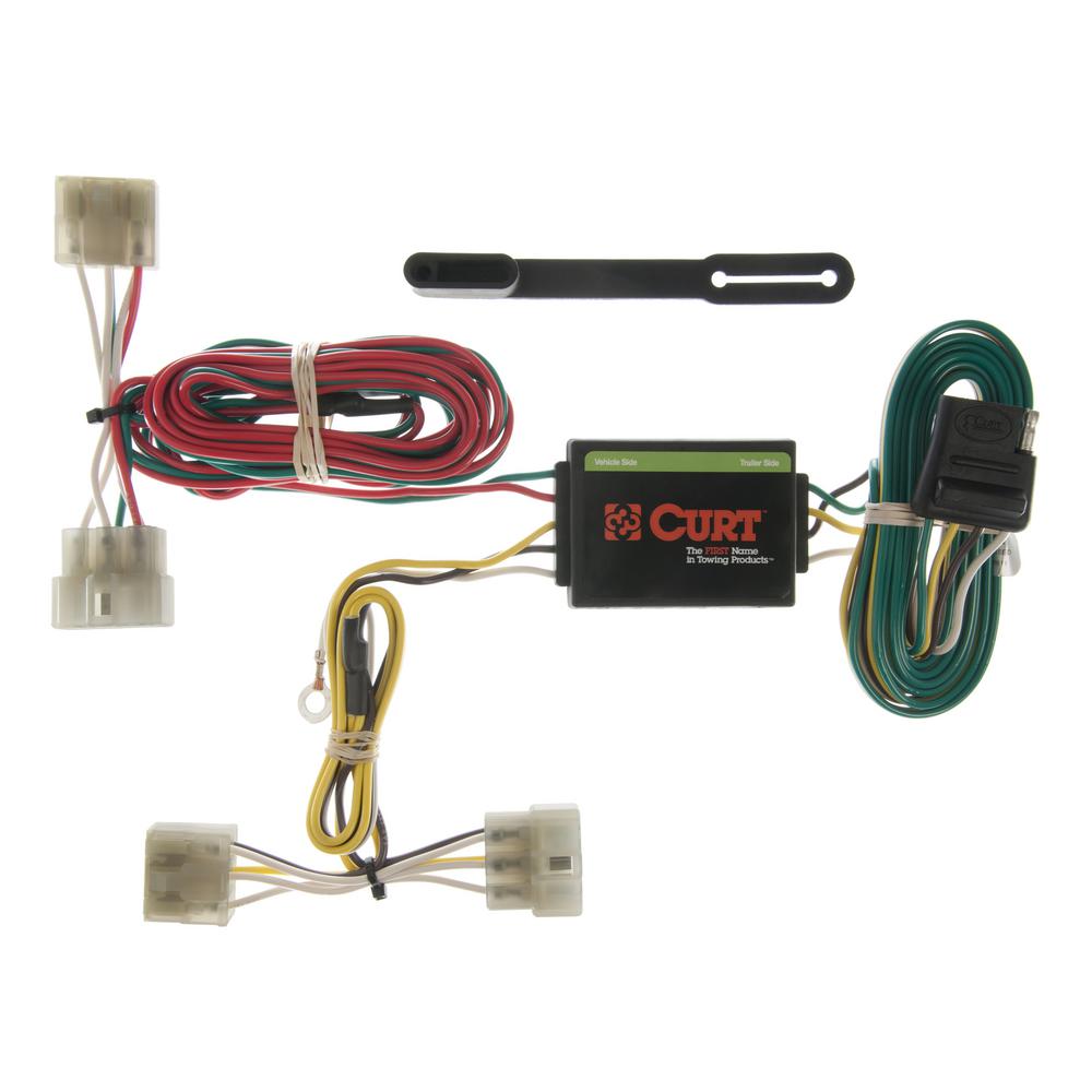 Curt 56245 Vehicle Side Custom 4 Pin Trailer Wiring Harness For Select Chevrolet Traverse Gmc Acadia Buick Enclave