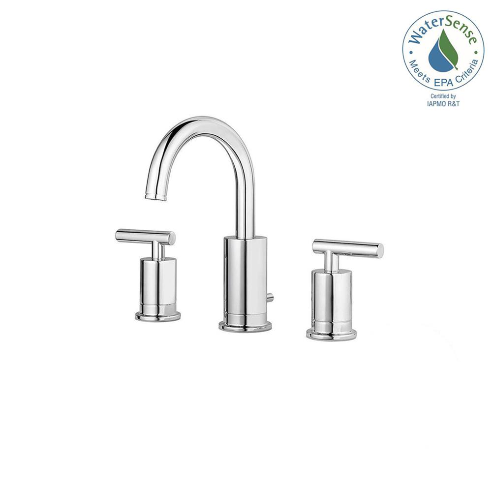 Pfister Contempra 8 In Widespread 2 Handle Bathroom Faucet In Polished Chrome Lg49 Nc1c The 4367