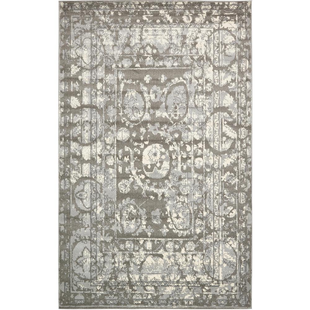 Unique Loom Fine Traditional Palazzo Gray 10 ft. 6 in. x 16 ft. 5 in