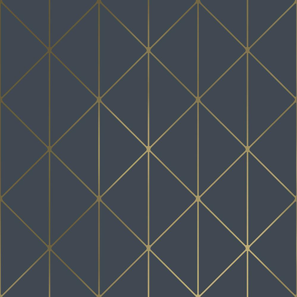Engblad Co Diamonds Navy Geometric Paper Strippable Wallpaper Covers 57 8 Sq Ft 04 The Home Depot
