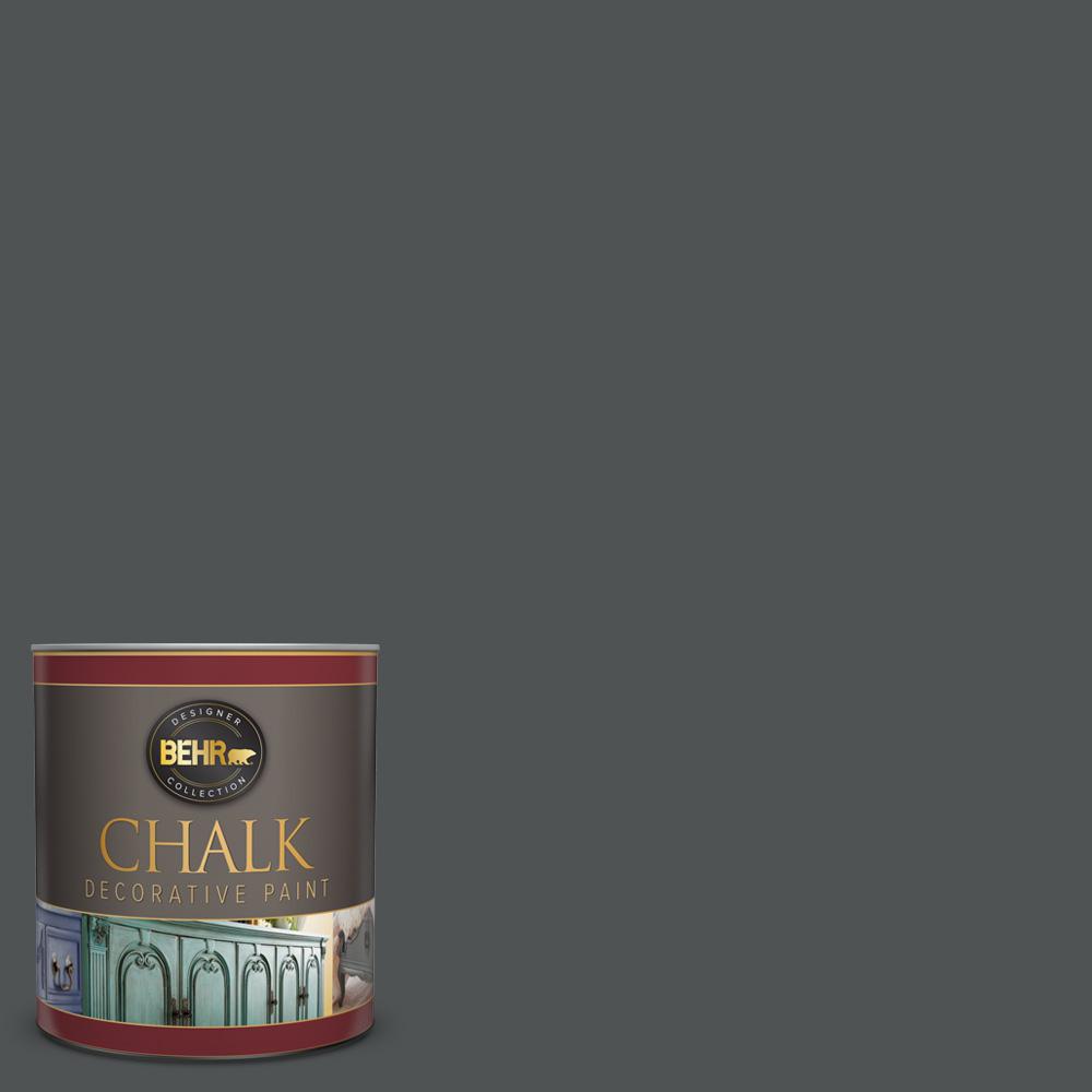 BEHR 1 qt. PPU2501 Carbon Copy Interior Chalk Finish Paint713004