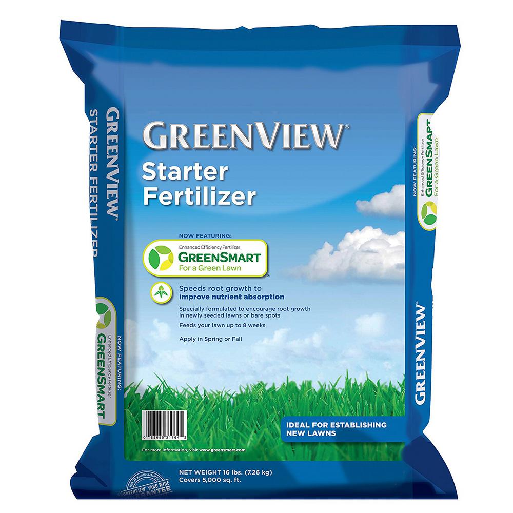 GreenView 16 lbs. Starter Fertilizer-2131184 - The Home Depot
