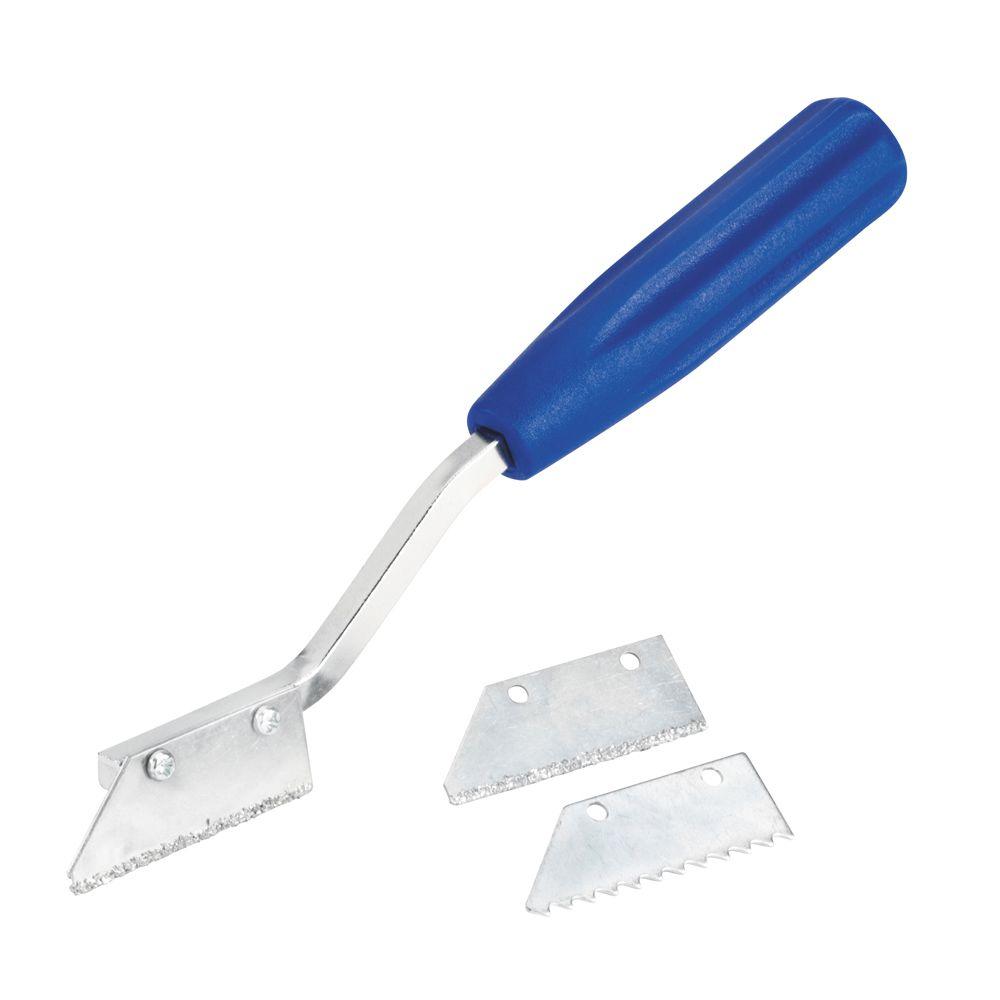 QEP Handheld Grout Saw for Cleaning, Stripping and Removing Grout ...