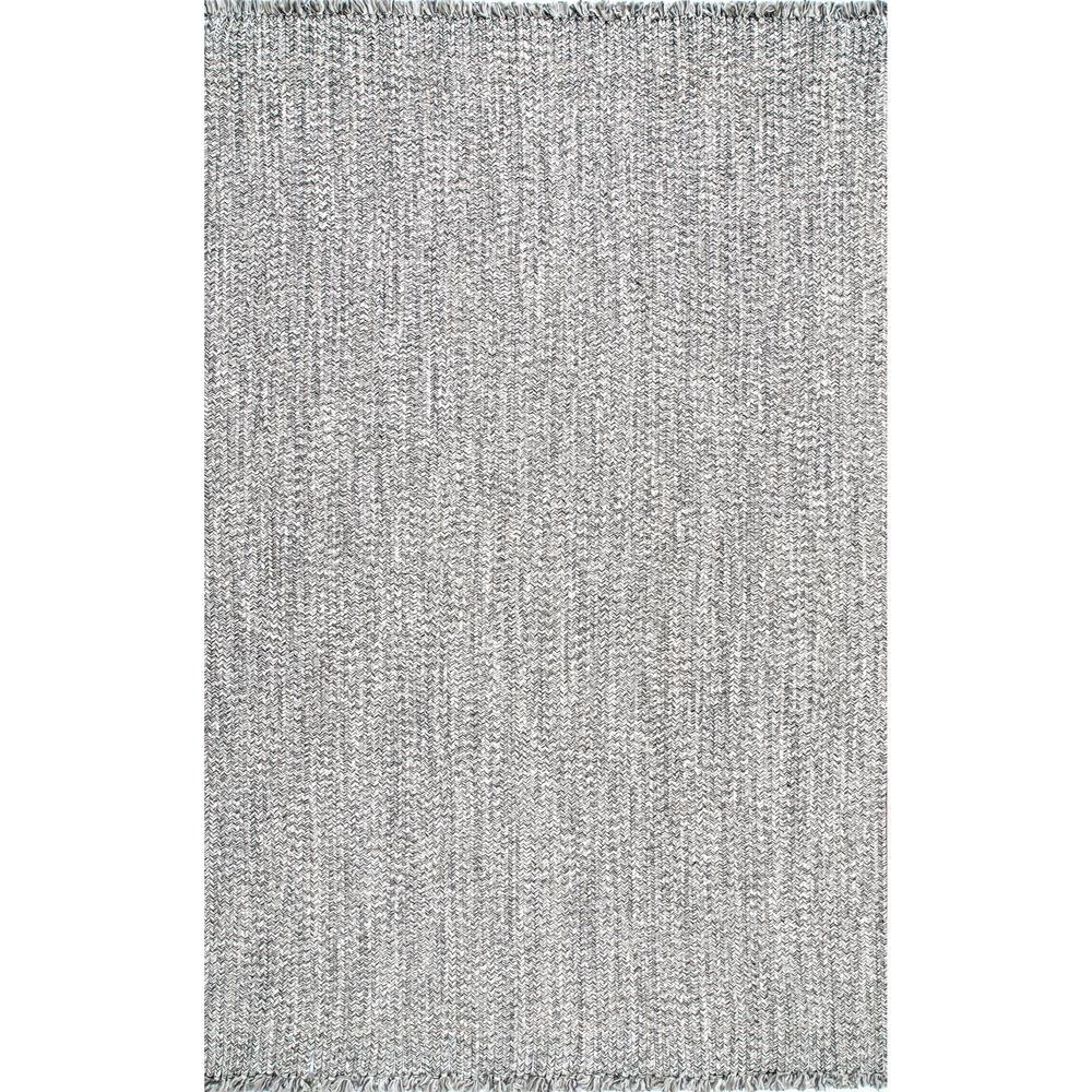 Nuloom Courtney Braided Black And White 2 Ft X 3 Ft Indoor