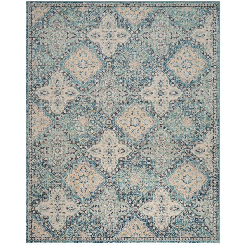 Safavieh Evoke Light Blue/Ivory 10 ft. x 14 ft. Area RugEVK274C10
