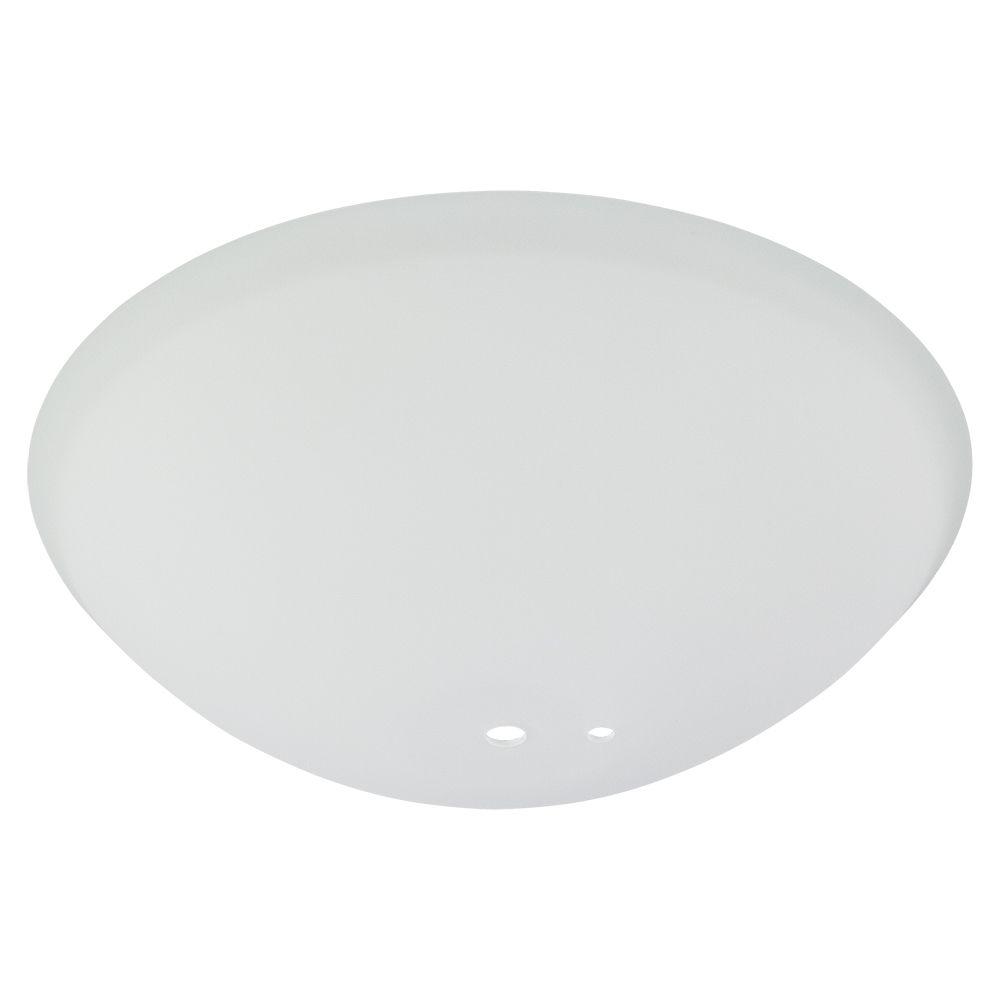 Springview 52 In White Ceiling Fan Replacement Frosted White Glass Bowl