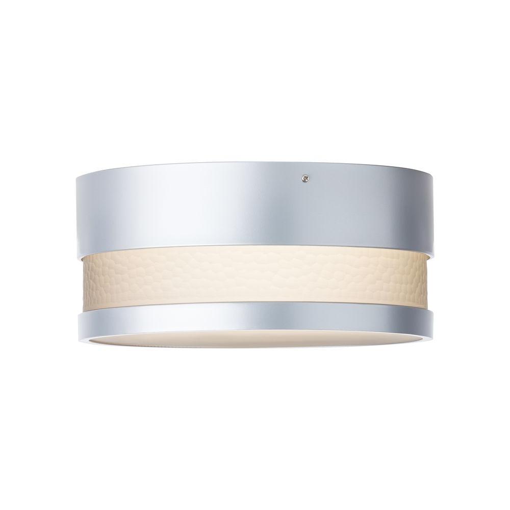 Lbl Lighting Flush Mounted Soft White Outdoor Moon Silver Outdoor Led Flush Mount