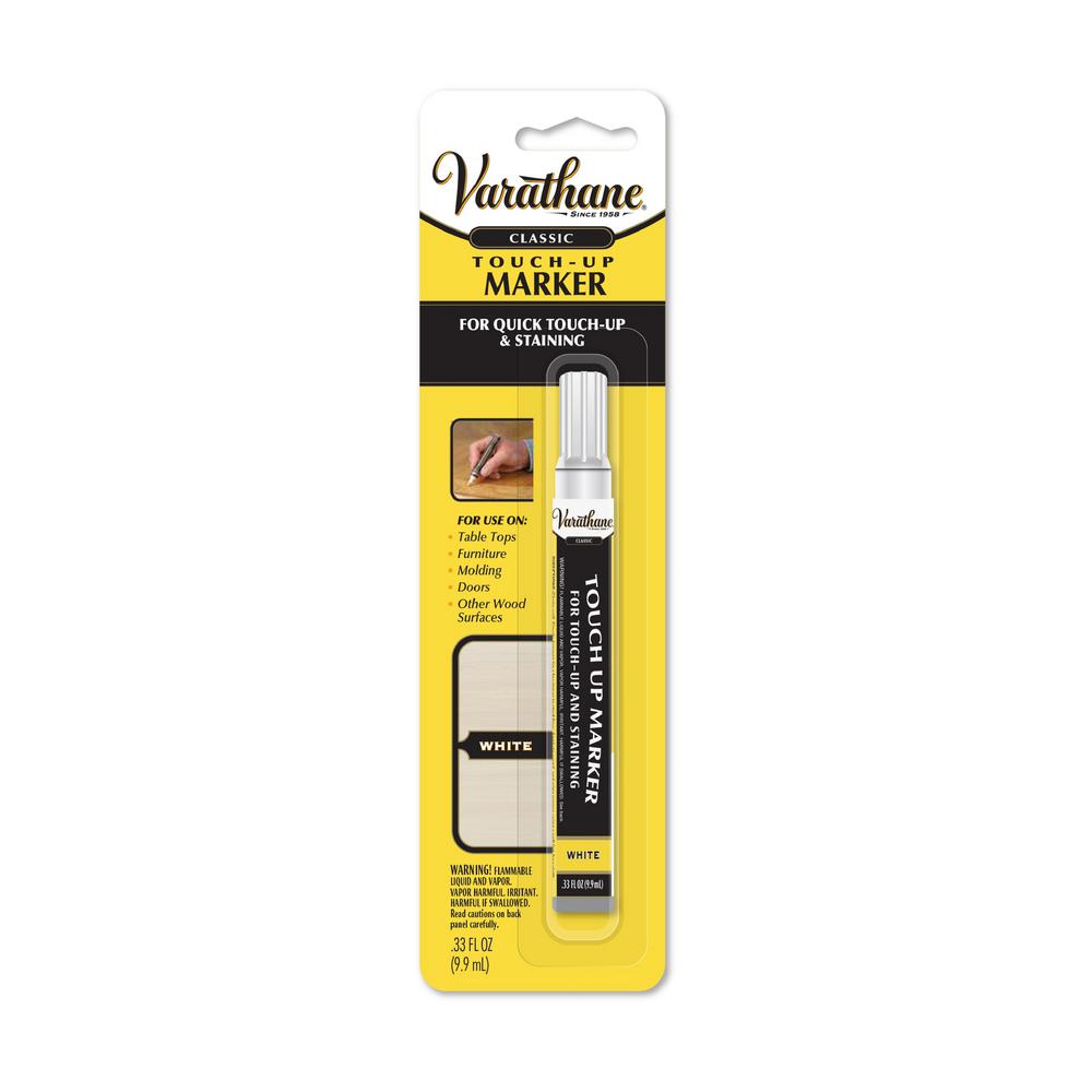 Varathane 0.33 oz. White Wood Stain Furniture and Floor TouchUp Marker