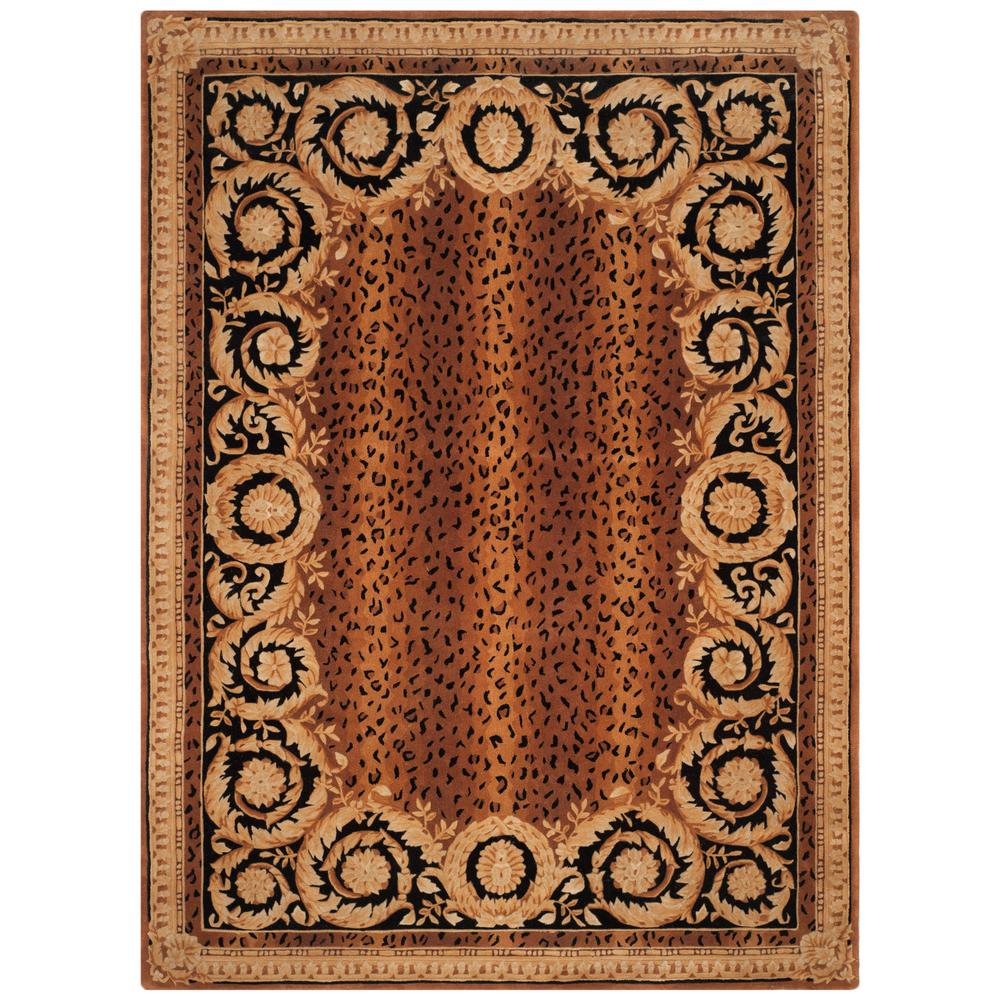 Safavieh Naples Black/Gold 8 ft. x 11 ft. Area Rug-NA712A-9 - The Home Depot