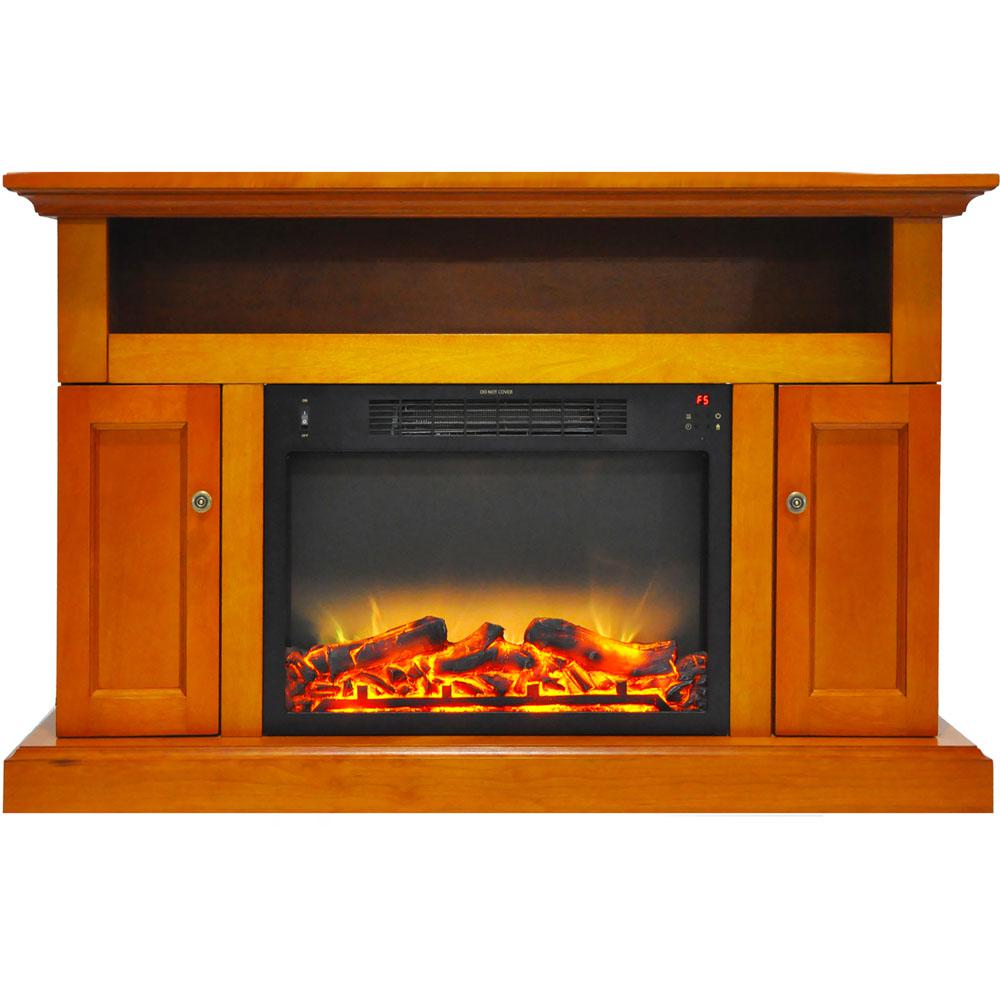 Hanover Kingsford 47 In Electric Fireplace With An Enhanced Log