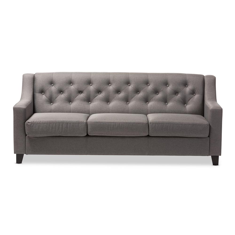 Baxton Studio Sofas Loveseats Living Room Furniture