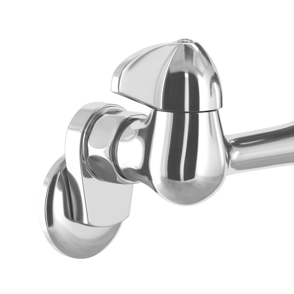 Faucets Glacier Bay 815n 0001 2 Handle Wall Mount Faucet Soap Dish Chrome Home Garden