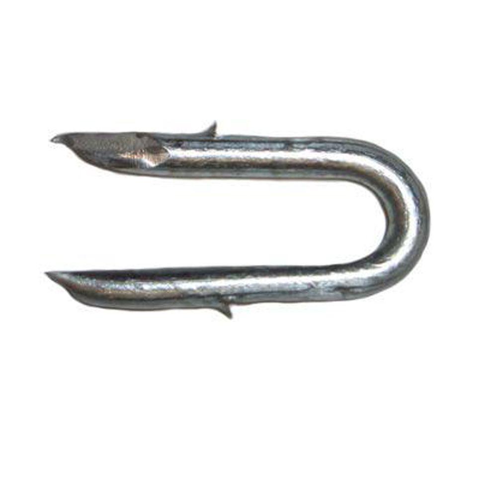 GripRite 11/4 in. 8 Gal. Hot Galvanized SngleBarb Staple 5 lb. Box