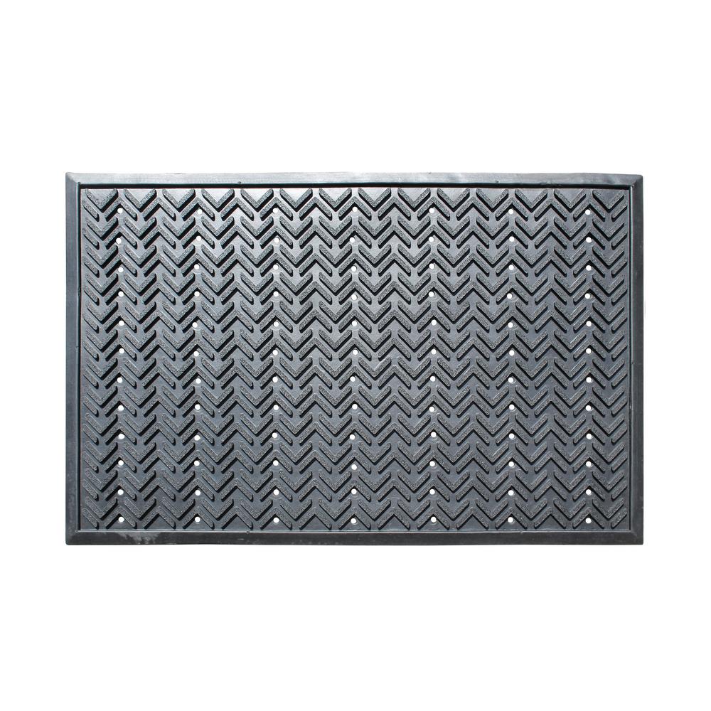 Barrier Grey Door Mats Non Slip Pvc Back Large Commercial Outdoor