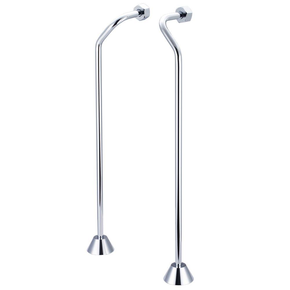 Water Creation 1/2 in. or 3/4 in. Double Offset Supply for Claw Foot