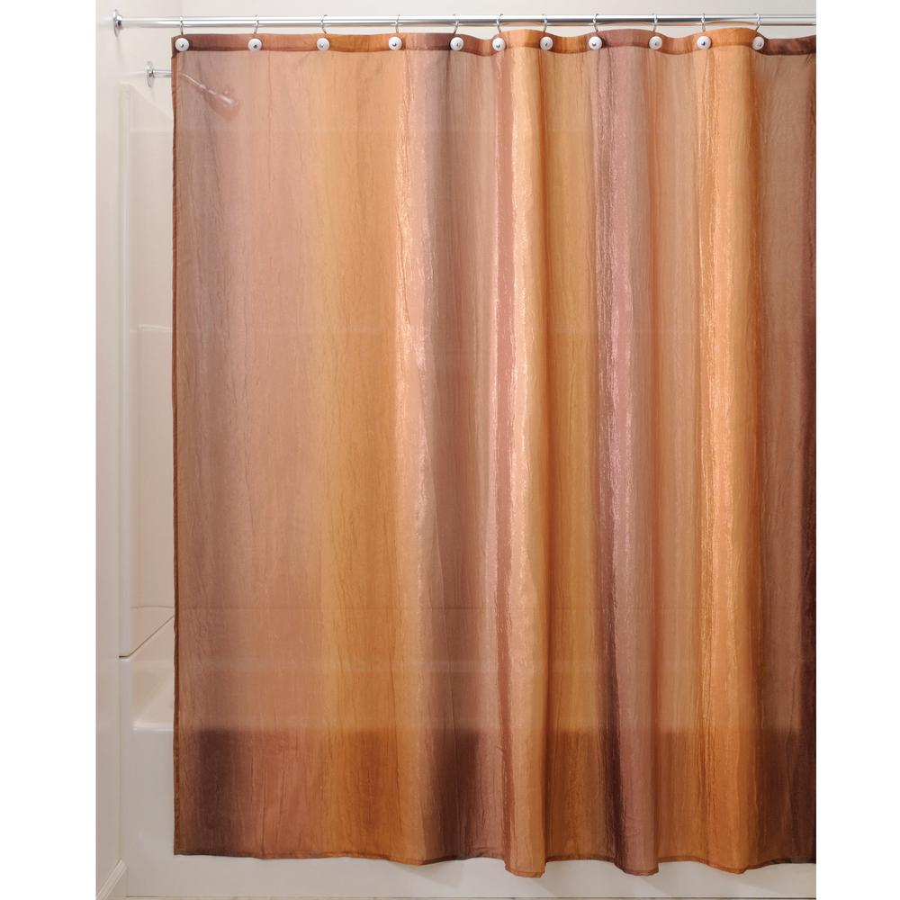 Multi Colored Shower Curtains Accessories The Home Depot Ombre Print Shower Curtain