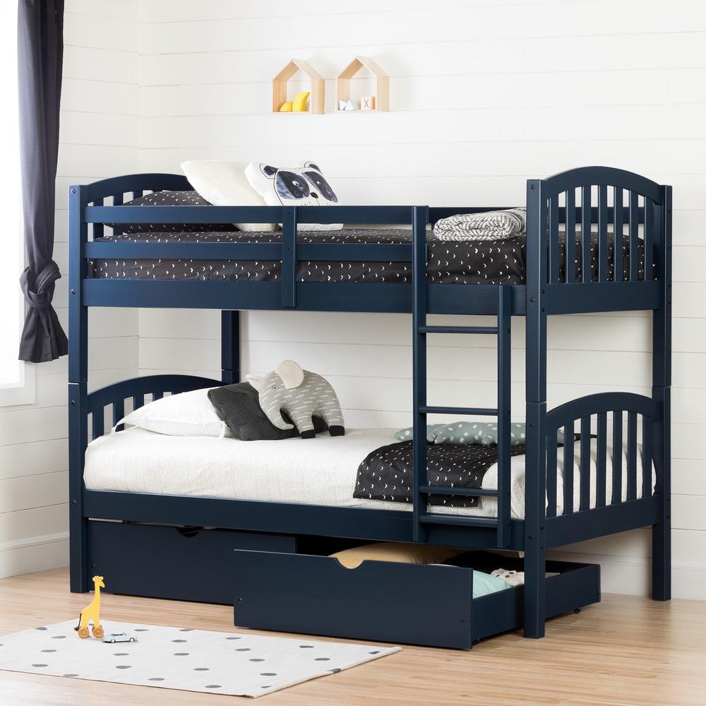 navy blue twin bed
