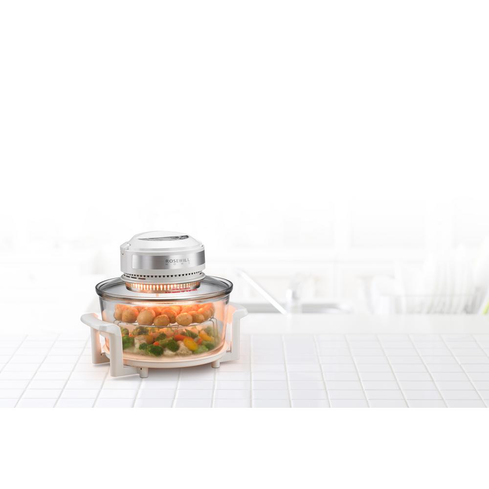 Rosewill Infrared Halogen 1300 W White Convection Countertop Oven