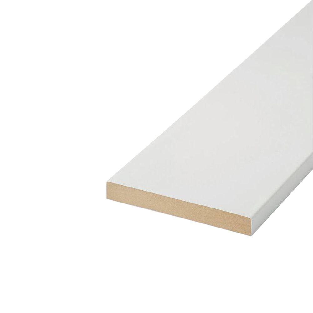 Finished Elegance 1 in. x 6 in. x 16 ft. 2EE MDF Board10003522 The