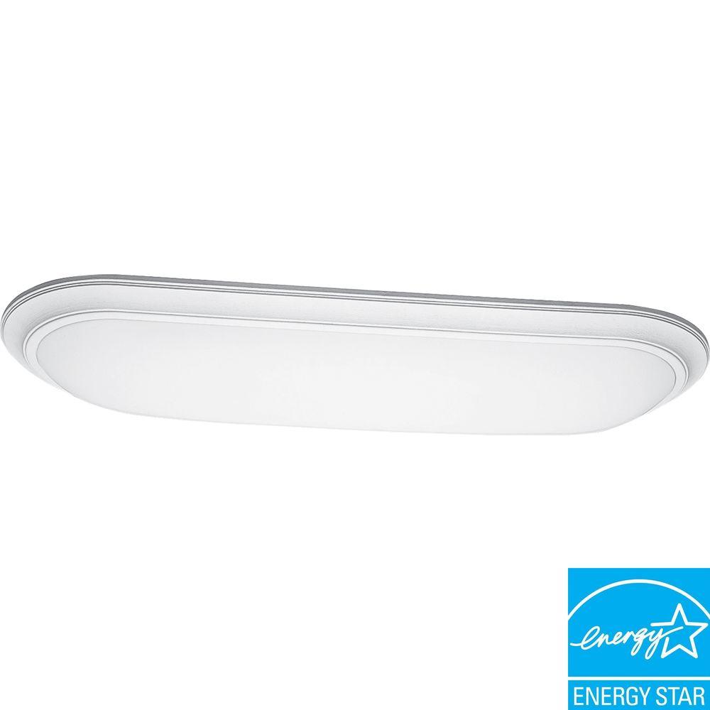 Progress Lighting 4-Light Textured White Fluorescent Fixture by Progress Lighting