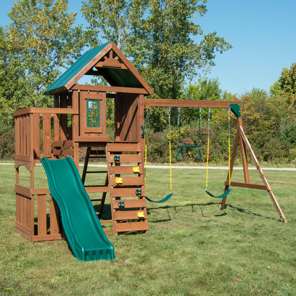 assembled swing sets