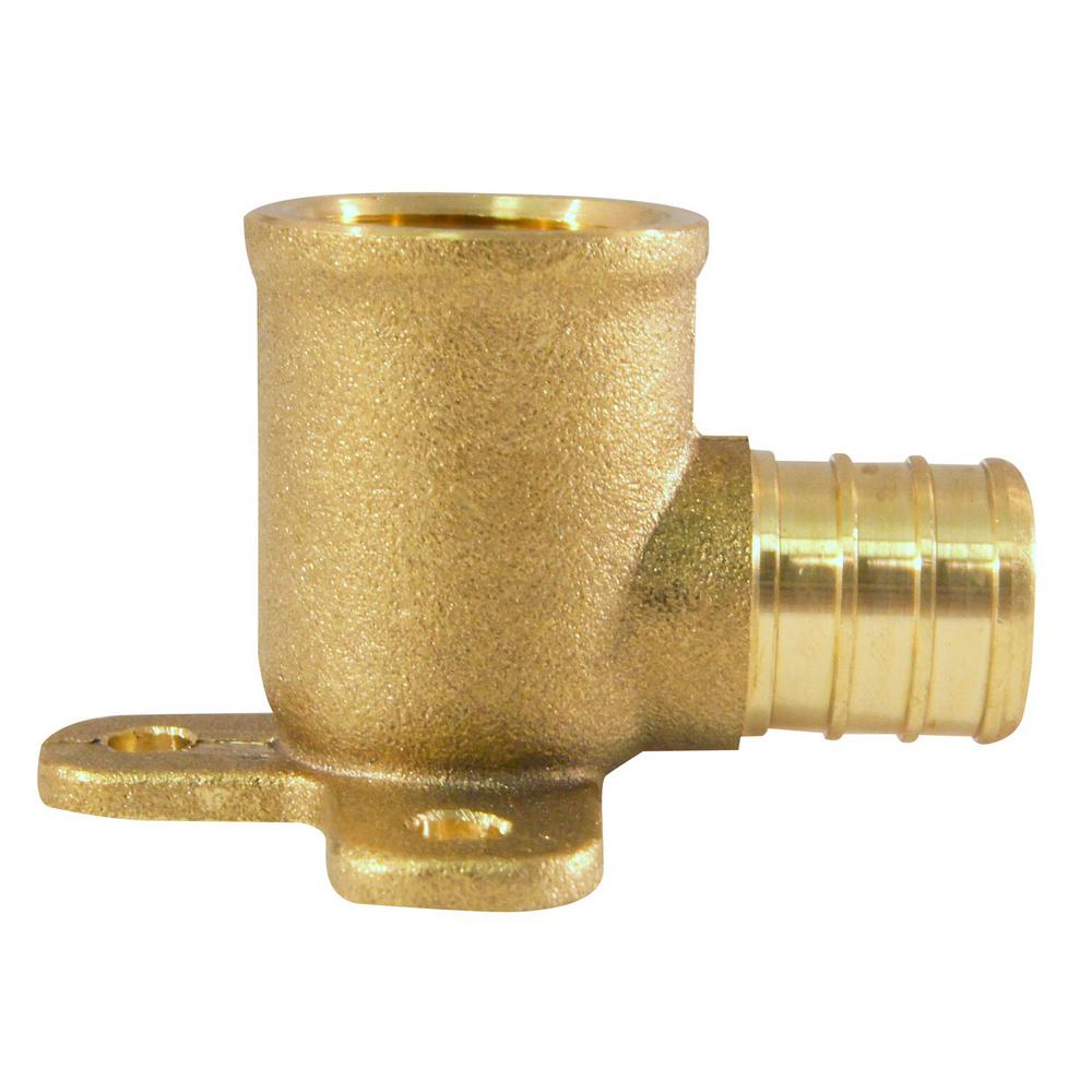 Apollo 3/4 In. Brass PEX Barb X 1/2 In. Female Pipe Thread Adapter 90 ...