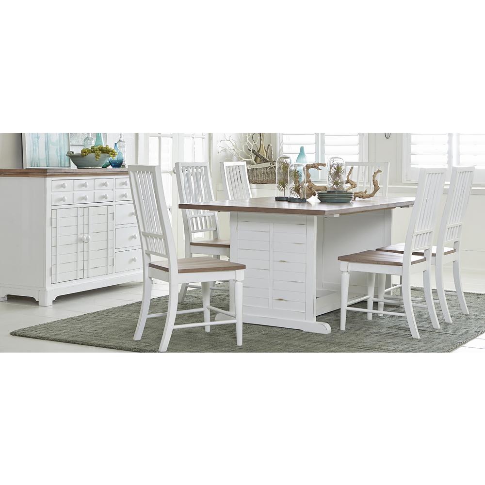 Shutters Light Oak Distressed White Dining Table Shutters Light Oak Distressed White Dining Table