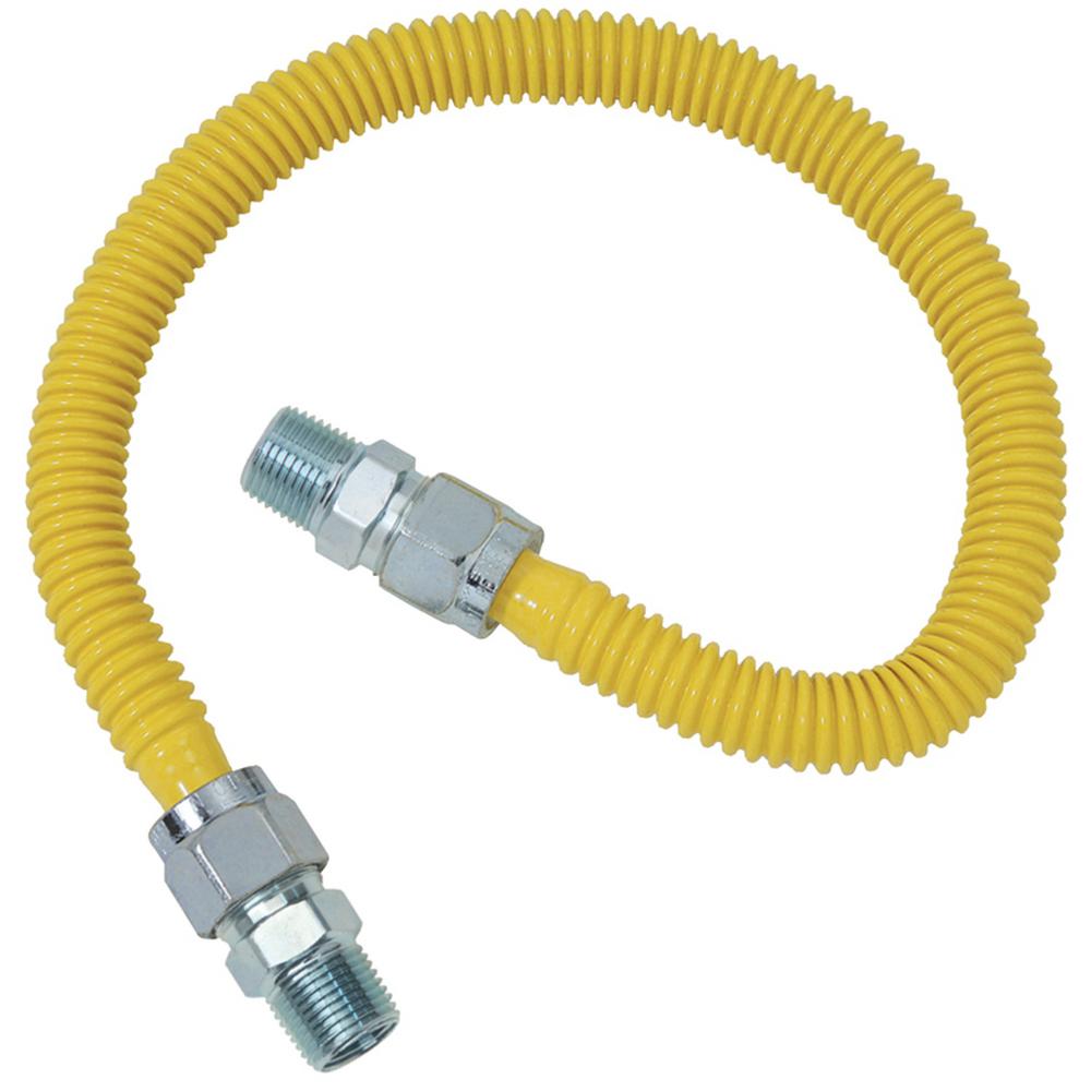 UPC 026613113029 product image for BrassCraft Gas Range and Gas Furnace Flex-Line (5/8 in. OD (1/2 in. MIP x 1/2 in | upcitemdb.com