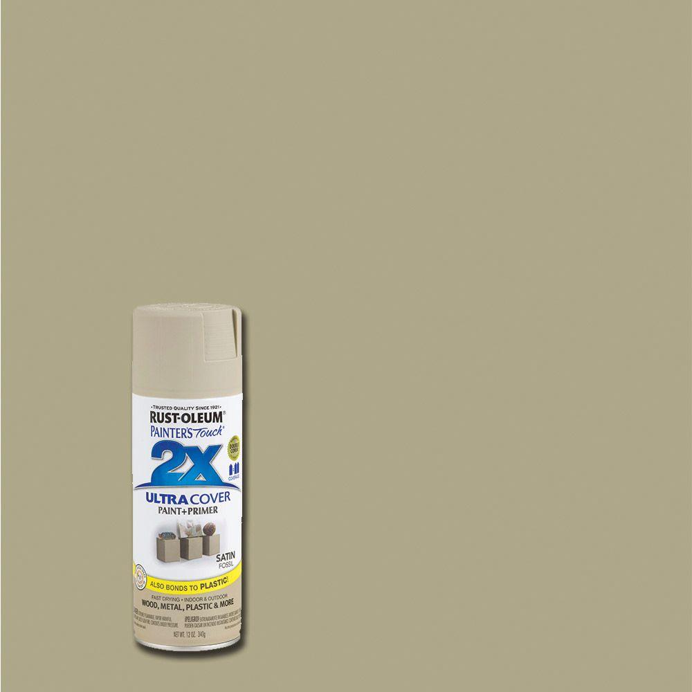 RustOleum Painter's Touch 2X 12 oz. Satin Fossil General Purpose Spray