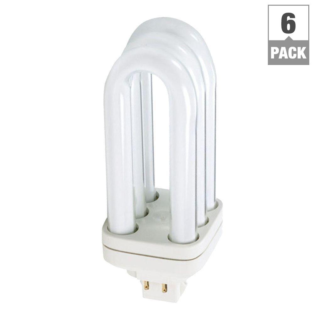 Philips 32 Watt Pl T 4 Pin Cfl With Alto Technology Light Bulb Neutral 3500k 6 Pack 465922 