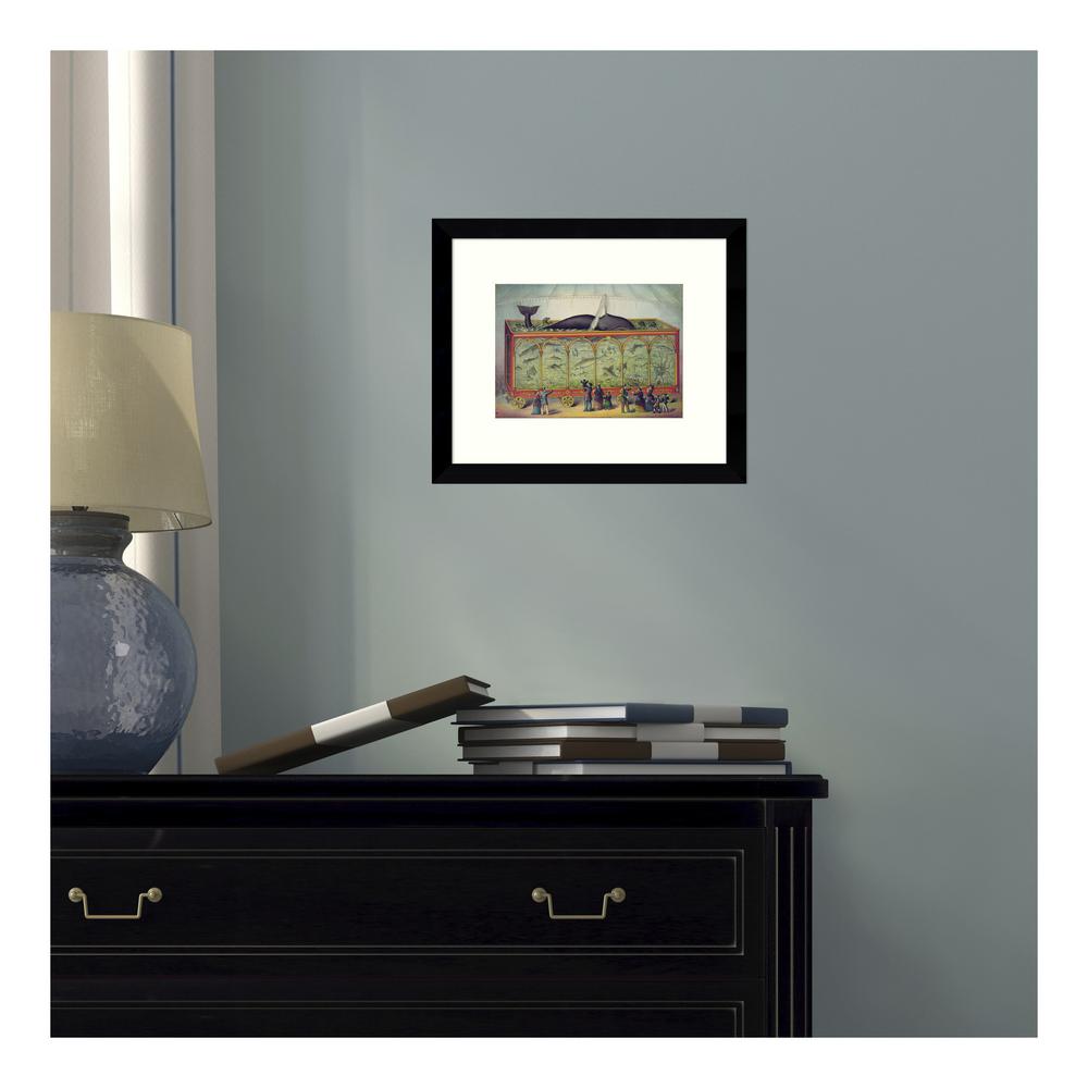 11 In W X 9 H The Aquarium By Vintage Reproduction Printed Framed Wall Art