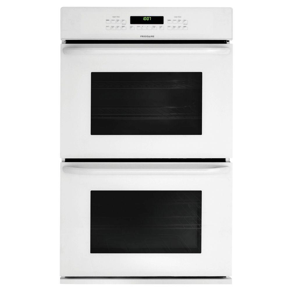 Frigidaire 27 in. Double Electric Wall Oven SelfCleaning in White
