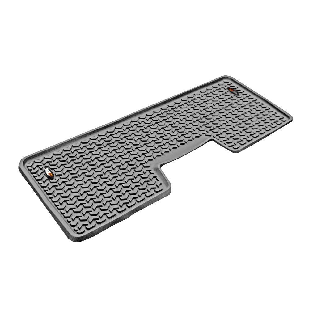 Rugged Ridge Floor Liner Rear 1 Piece Gray 2009 2013 Ford