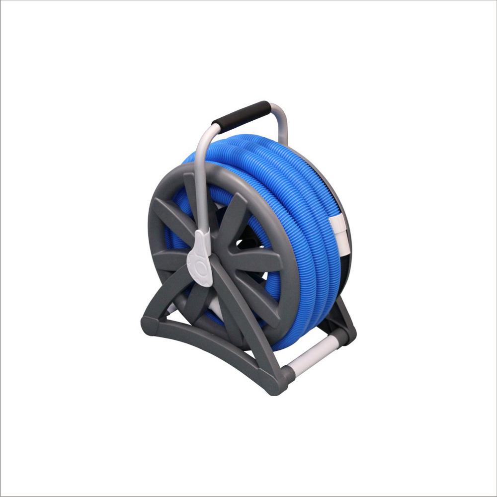 SPQ Brands Swimming Pool Flex Hose Reel with Handle without Hose ...