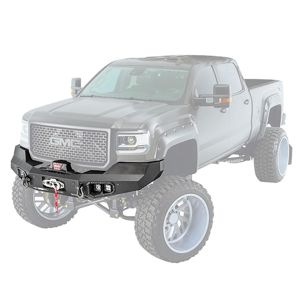 Truck Front Bumper >> Warn Ascent Front Bumper For Gmc 2500 2017 Truck Front Bumper >> Warn Ascent Front Bumper For Gmc 2500 2017