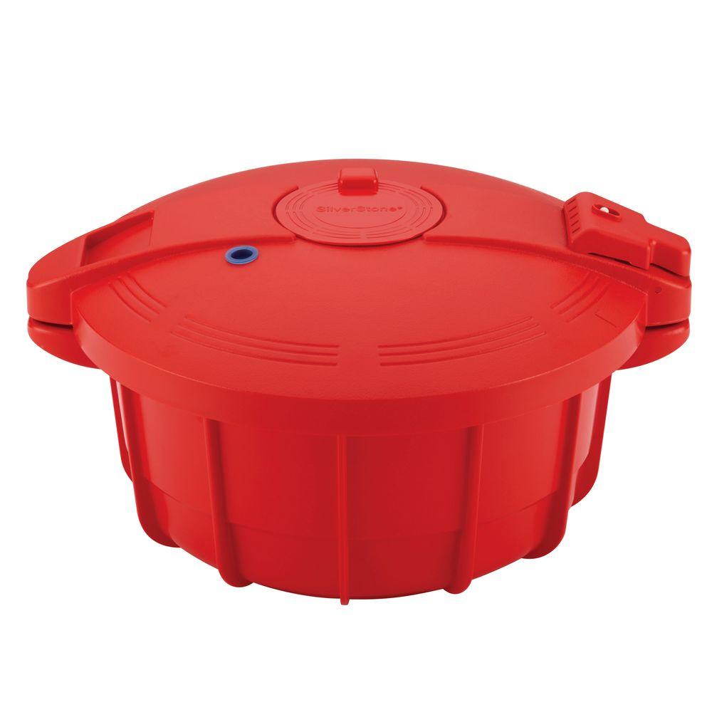 SilverStone Red Microwave Pressure Cooker by SilverStone