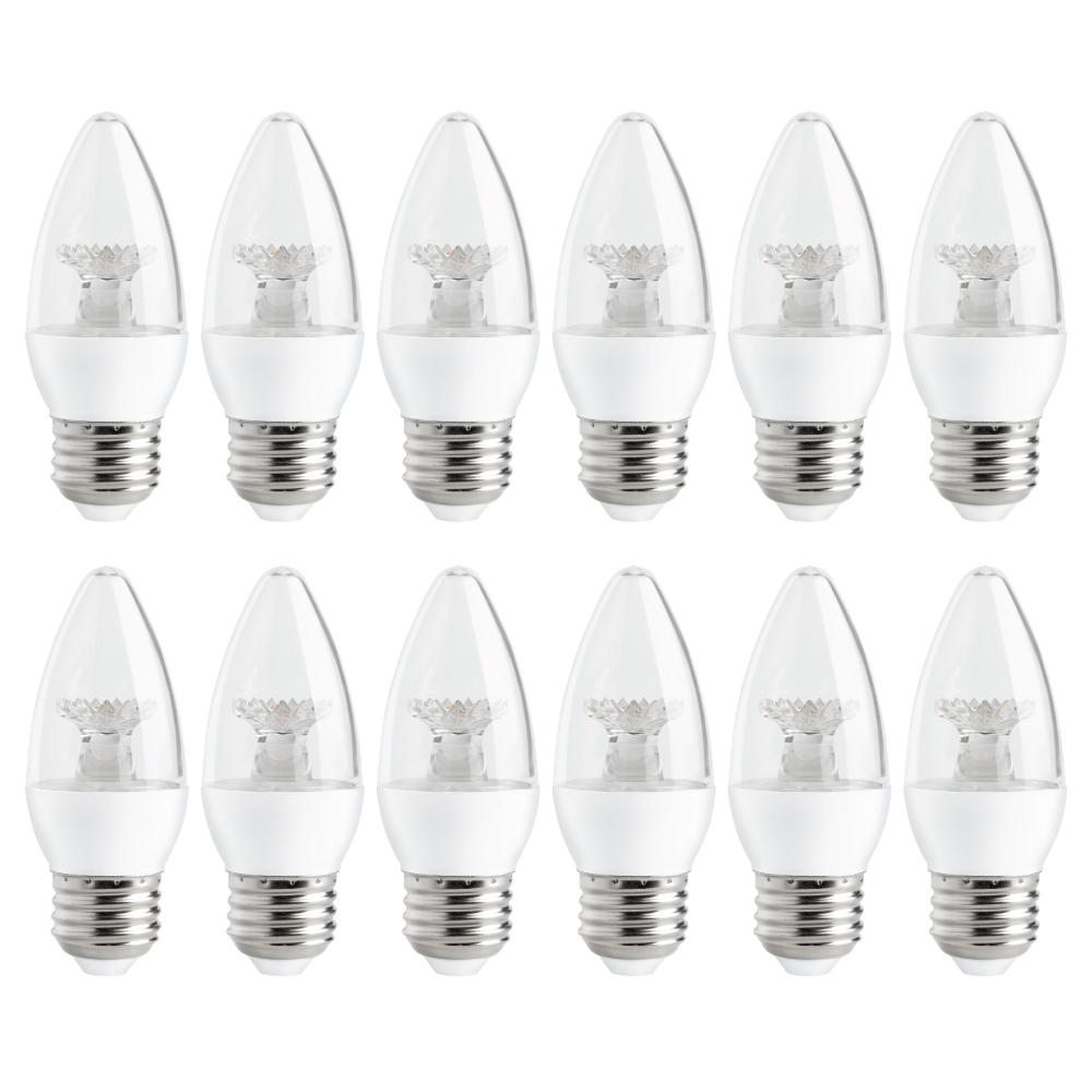 EcoSmart 40-Watt Equivalent B11 Dimmable Energy Star LED Light Bulb ...