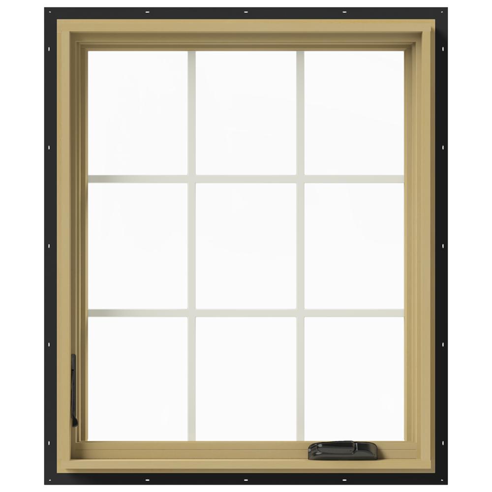 JELD-WEN 30 In. X 36 In. W-2500 Left-Hand Casement Aluminum Clad Wood ...