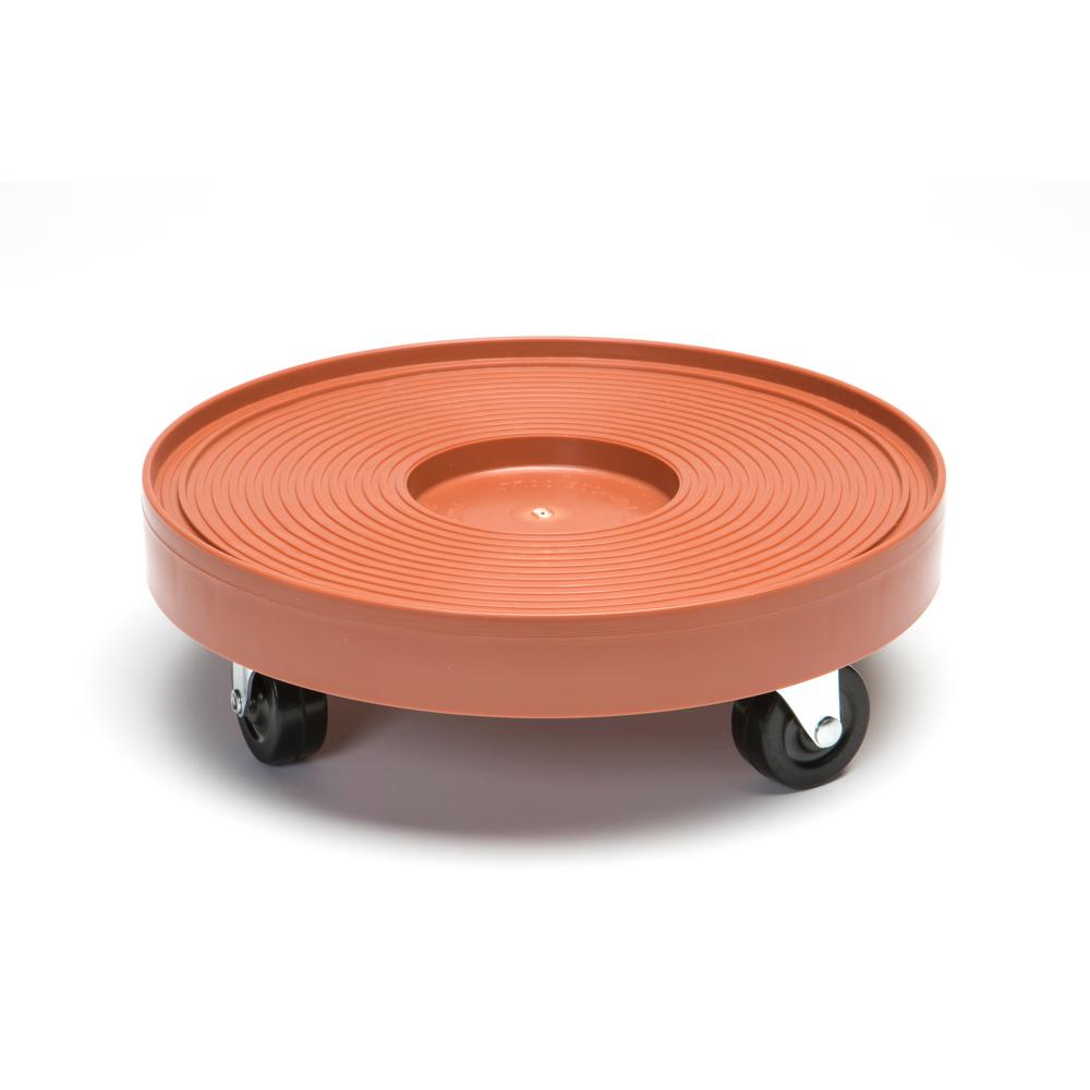 Devault Enterprises 12 In Plant Dolly Terra Cotta Dev3012 The Plant Dolly Terra Cotta