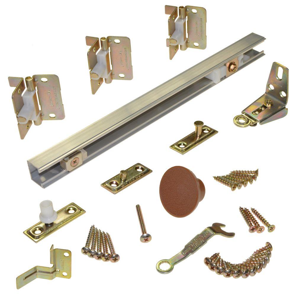 Johnson Hardware 170a Series 36 In 2 Panel Bi Fold Door Hardware For 18 In Panels 170a363h 6746